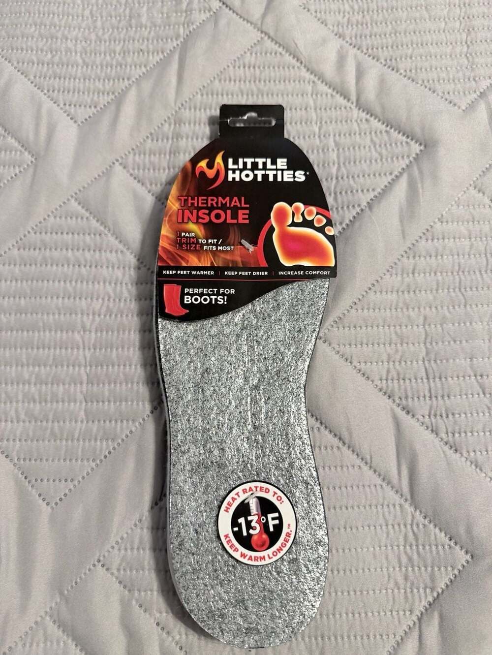 Little Hotties Thermal Insole Trim-to-Fit for Boots Rated to -13°F